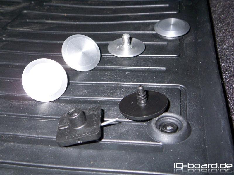 Alu Halter Fußmatten (self)