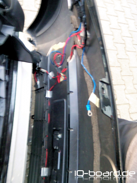 Kabelverlauf der DLR in der Front