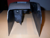 modifizierte Mittelkonsole eines VW Scirocco 5