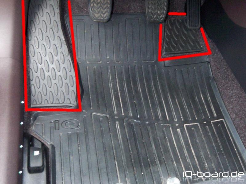 zusätzliche Gummimatten (Gesamtansicht)