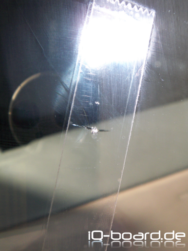 Steinschlag der hoffentlich Erste und Letzte