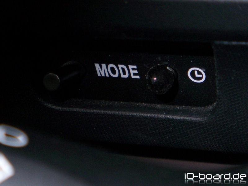 gekürzte "Uhr"-Taste