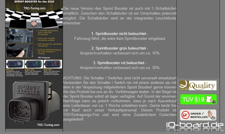 sprintbooster 2