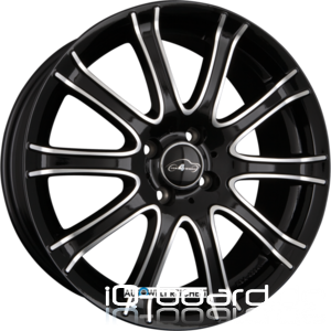 OCTOPUS-X Black polish        COM 4 WHEELS OCTOPUS-X Black polish (GBFP) Einteilig 7.00 x 17 ET 38 4x100