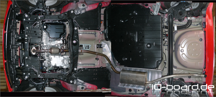 mein Toyota IQ von unten