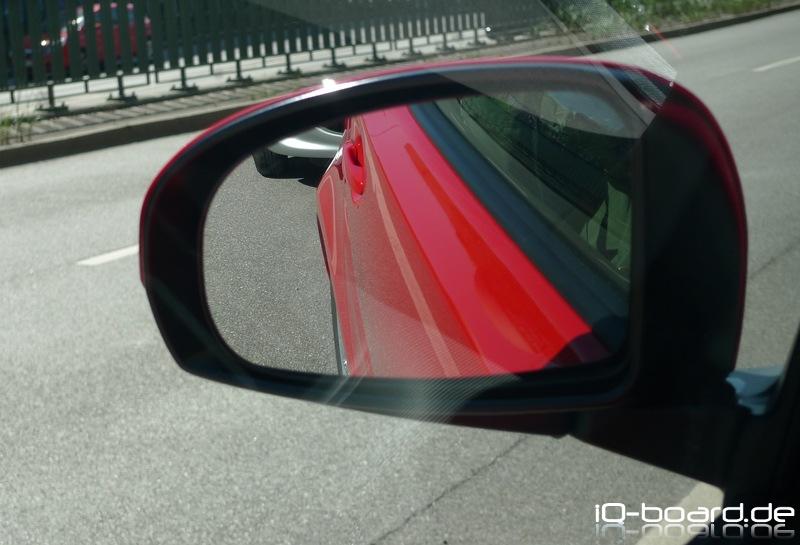 IQ parken mit Spiegel