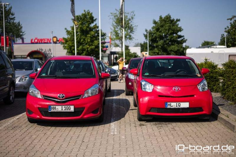 new Yaris vs. Toyota IQ