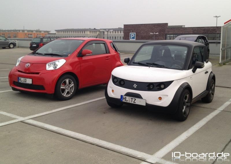Toyota IQ vs. Tazzari Zero