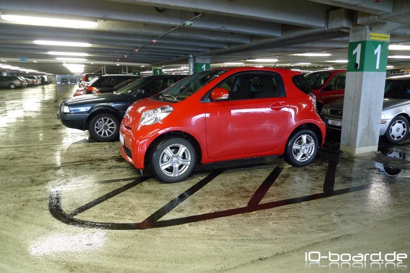 Perfekter Parkplatz