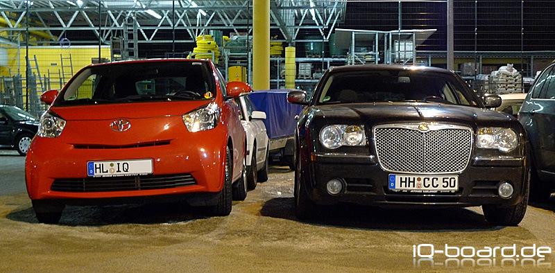 Toyota IQ vs. Ami-Schlitten