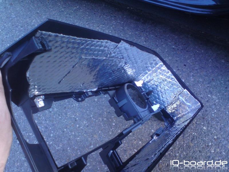 Schalisolierung Mittelkonsole