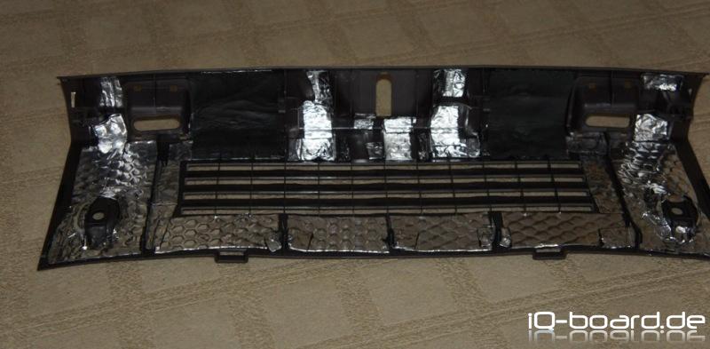 Schallisolierung Abdeckung hinte