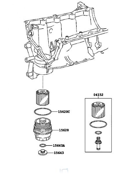 Oelfilter Toyota IQ 133