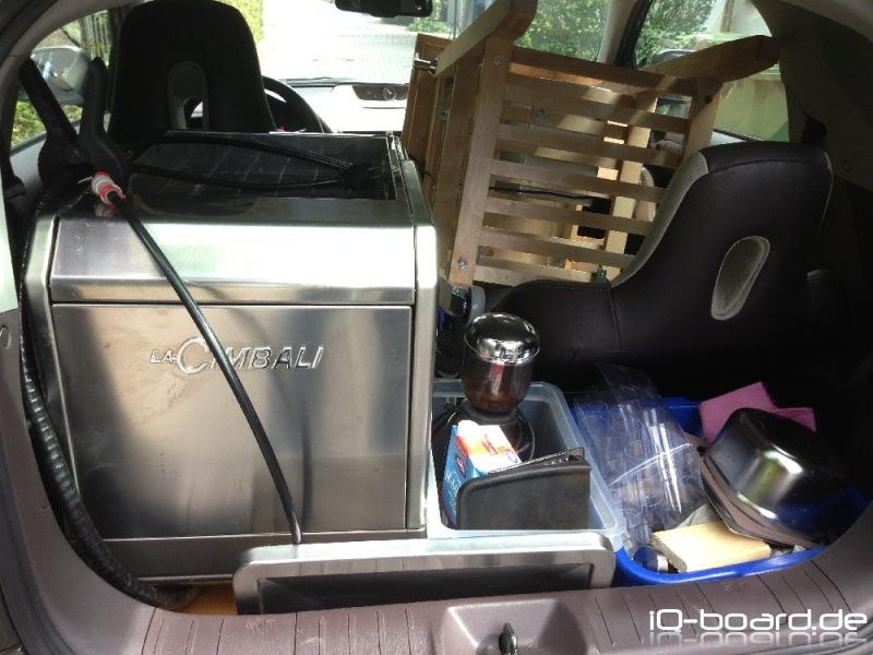 Umzug: LaCimbali und Zubehör