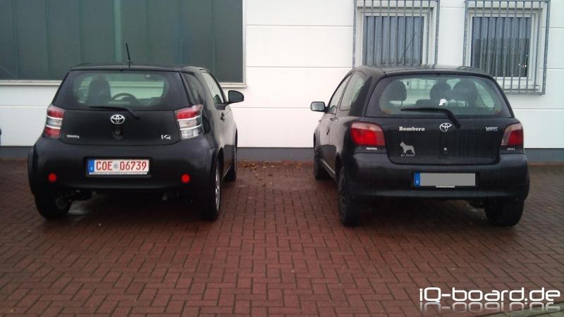 ...iQ nach 3-tägiger Testphase & Yaris