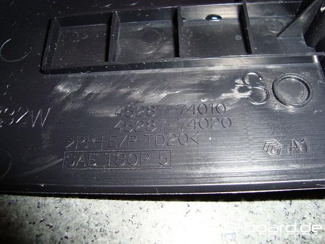 IQ Lenkverkleidung unten Teilenummer 45287