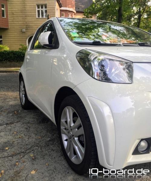 Hinterachse mit 15 mm. H&R Distanzscheiben