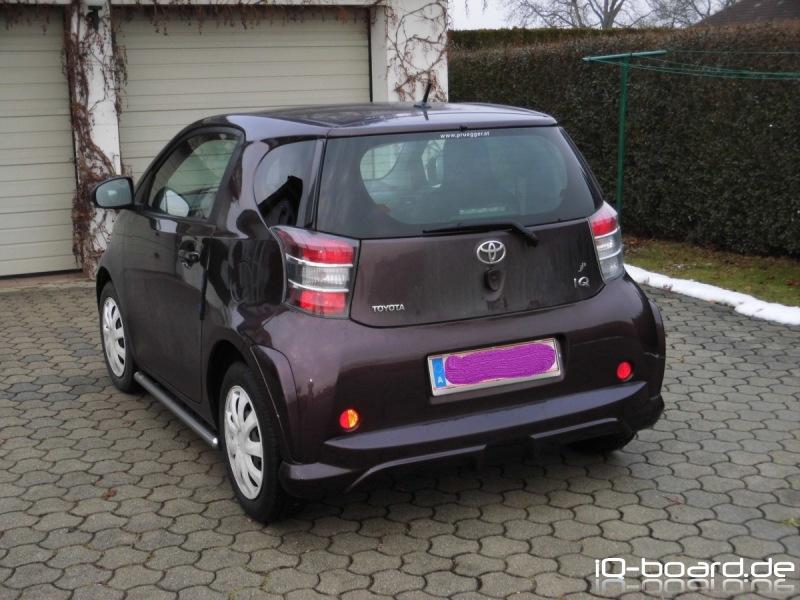 Heckansatz von "Ibherdesign" in Wagenfarbe lackiert