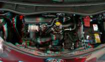 der neue 1,33 Liter Motor in 3D (red/cyan)