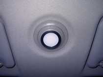 LED Flatty 12V in den Grundhalter des Eyeballs eingeklebt